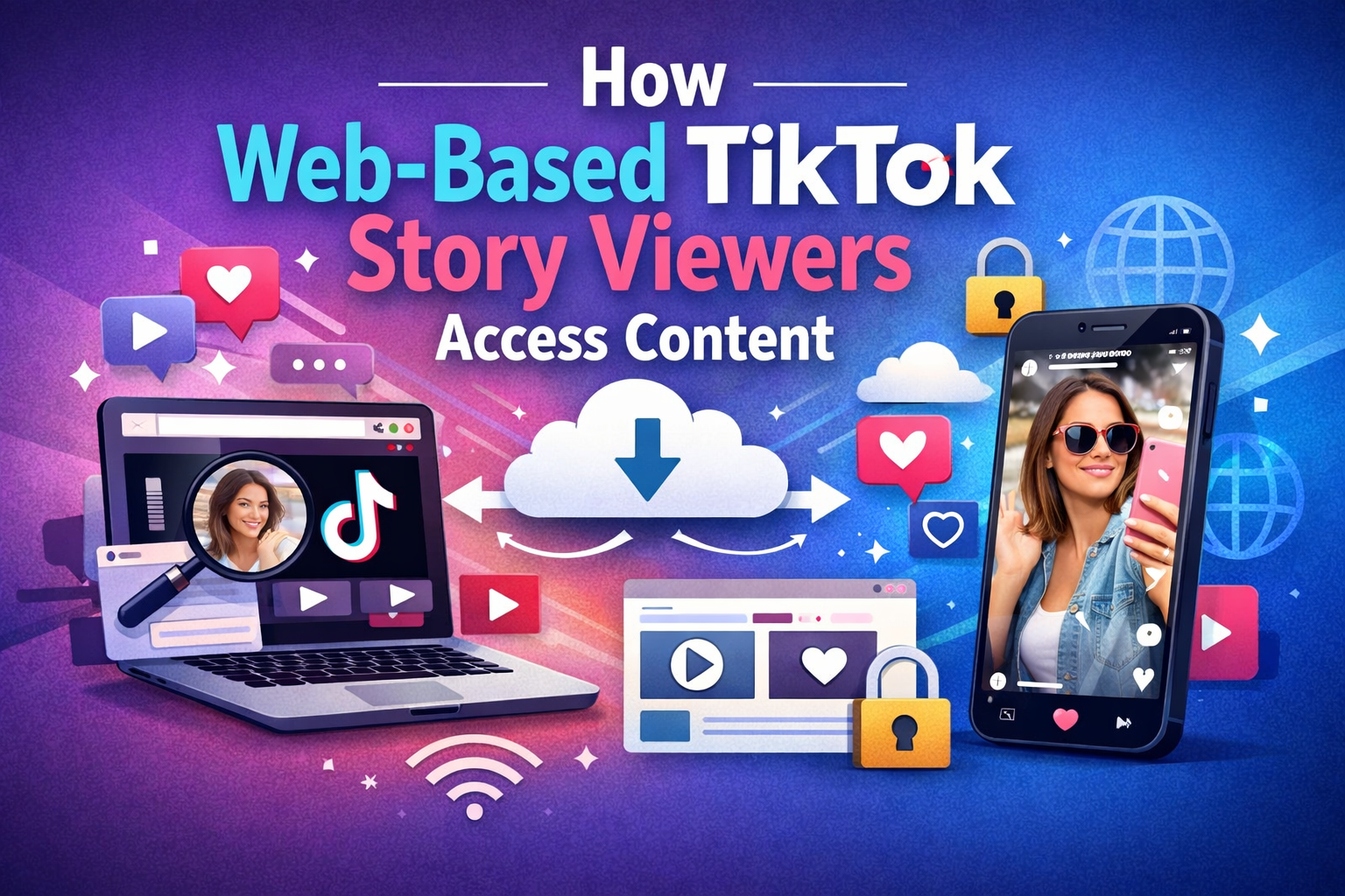 How Web-Based TikTok Story Viewers Access Content