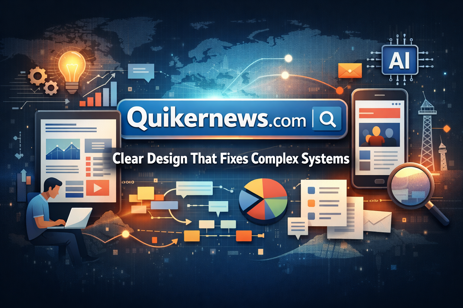 Quikernews.com Clear Design That Fixes Complex Systems