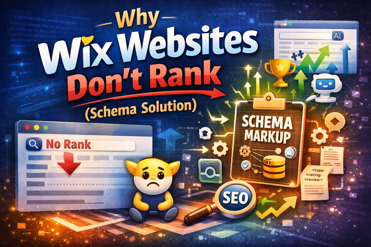 Why Wix Websites Don’t Rank (Schema Solution)