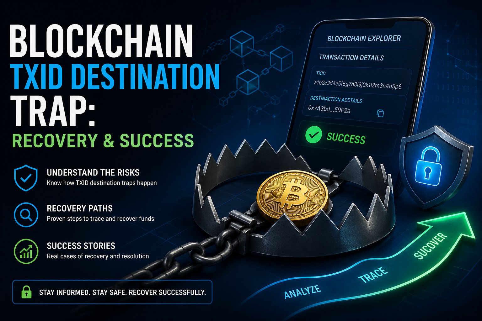 Blockchain TXID Destination Trap Recovery & Success